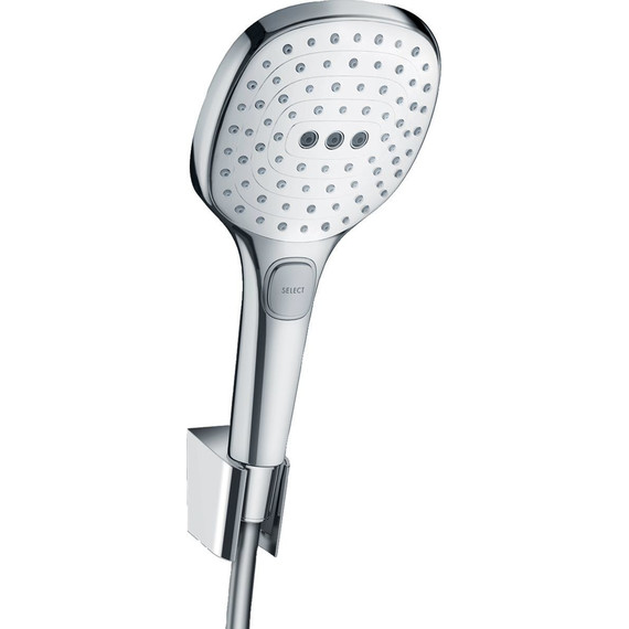Душевой гарнитур Hansgrohe Raindance Select E 120 3jet 26720400, белый/хром - фото 