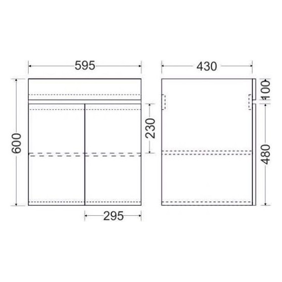 Тумба подвесная с раковиной Mirsant Next 60 см (раковина Next 60), белый - фото, картинка 5 Тумба подвесная с раковиной Mirsant Next 60 см (раковина Next 60), белый - фото 5