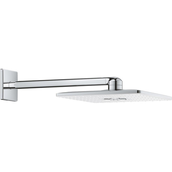 Верхний душ Grohe Rainshower 310 SmartActive Cube 26479LS0, белая луна - фото 