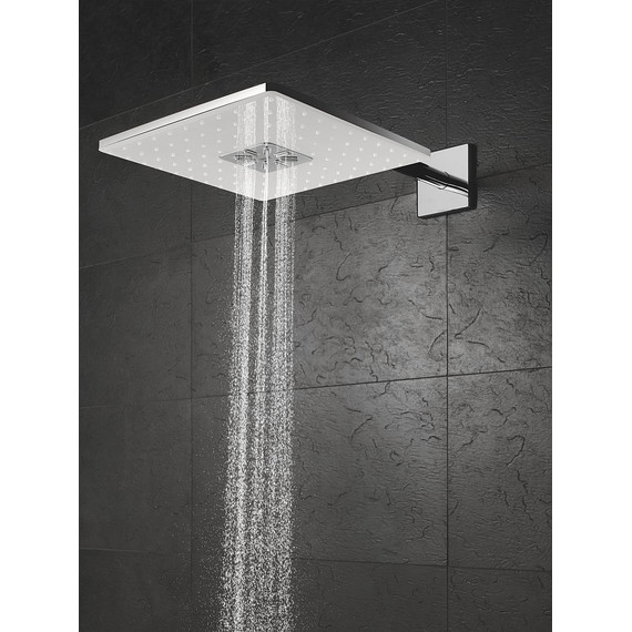 Верхний душ Grohe Rainshower 310 SmartActive Cube 26479LS0, белая луна - фото 2