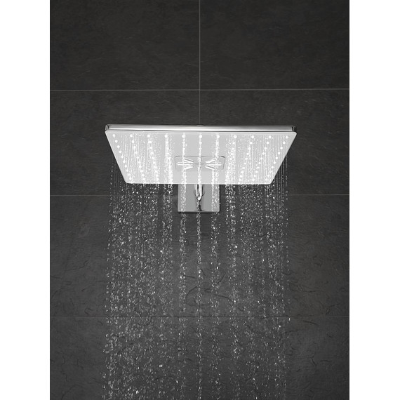 Верхний душ Grohe Rainshower 310 SmartActive Cube 26479LS0, белая луна - фото 4
