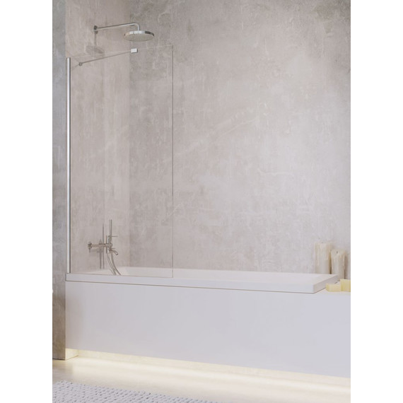 Шторка для ванны Radaway Idea PNJ II 90 см 10001090-01-01, хром/прозрачное - фото 