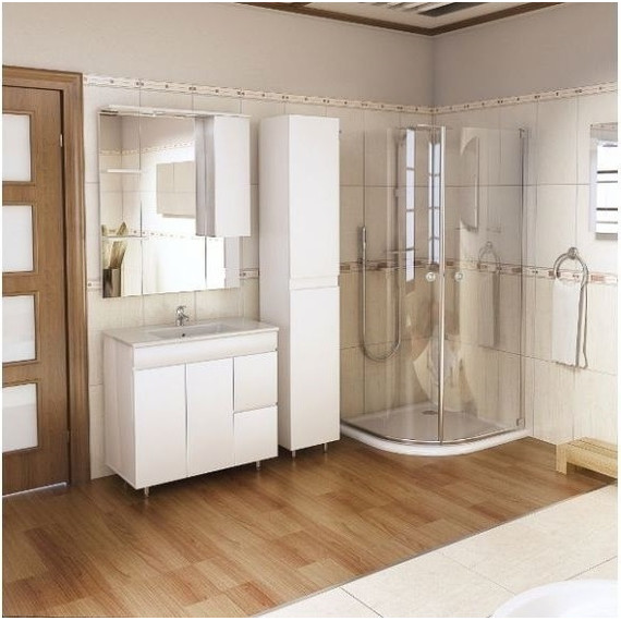 Зеркало-шкаф Mirsant Next 100 см R - фото 2