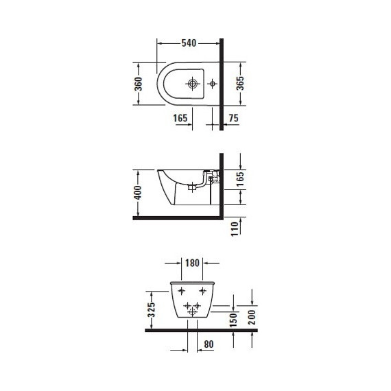 Биде подвесное Duravit Darling New 2249150000 - фото 5