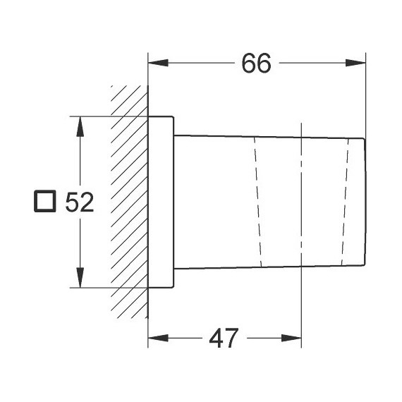 Держатель душевой лейки Grohe Euphoria Cube 27693000 - фото, картинка 2 Держатель душевой лейки Grohe Euphoria Cube 27693000 - фото 2