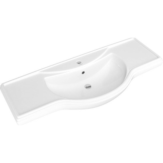 Тумба напольная с раковиной Opadiris Риспекто 120 см, белый матовый - фото 5