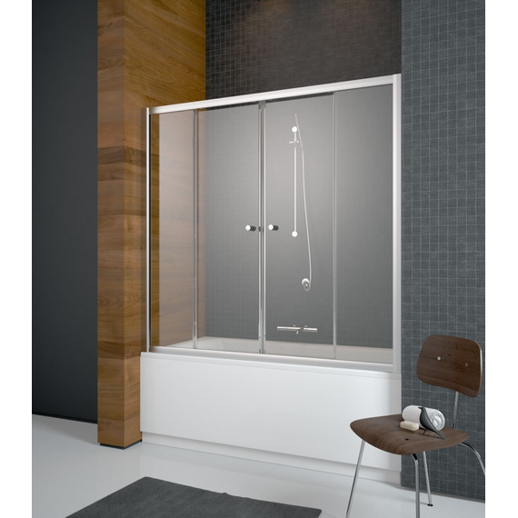 Шторка для ванны Radaway Vesta DWD 140 см 203140-01, хром/прозрачное - фото 