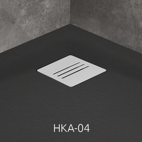 Поддон мраморный Radaway Kyntos F anthracite 150х80 см HKF15080-64, антрацит - фото, картинка 9 Поддон мраморный Radaway Kyntos F anthracite 150х80 см HKF15080-64, антрацит - фото 9