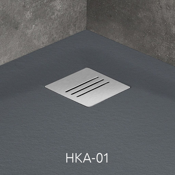 Поддон мраморный Radaway Kyntos A anthracite 90х90 см HKA9090-64, антрацит - фото 5