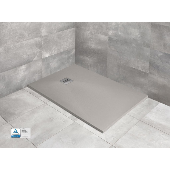 Поддон мраморный Radaway Kyntos F Cemento 210х70 см HKF21070-74, цемент - фото 3