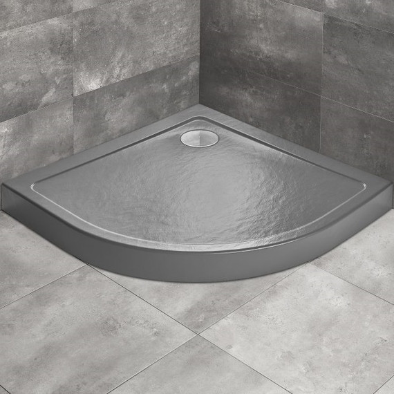 Поддон акриловый Radaway Doros A Compact Stone Anthracite 90х90 см SDRA9090-05-64S, антрацит - фото 