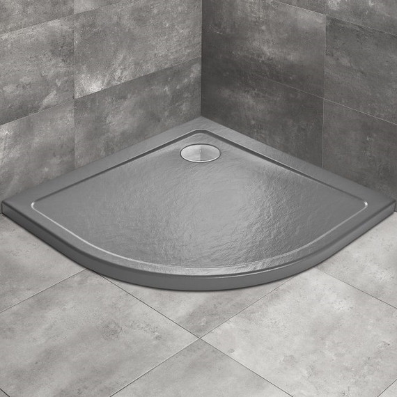 Поддон акриловый Radaway Doros A Stone Anthracite 90х90 см SDRA9090-01-64S, антрацит - фото 