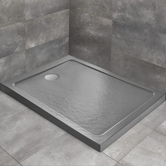 Поддон акриловый Radaway Doros F Stone Anthracite 120х90 см SDRF1290-01-64S, антрацит - фото 