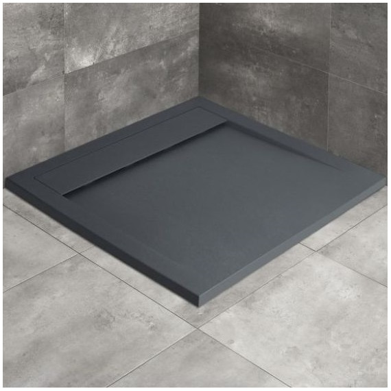 Поддон мраморный Radaway Teos C anthracite 100х100 см HTC100100-64, антрацит - фото 