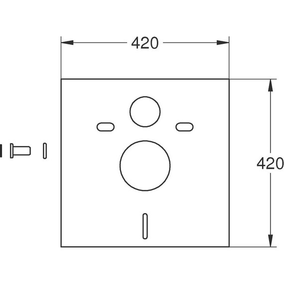 Звукоизоляционная прокладка Grohe 37131000 - фото, картинка 2 Звукоизоляционная прокладка Grohe 37131000 - фото 2