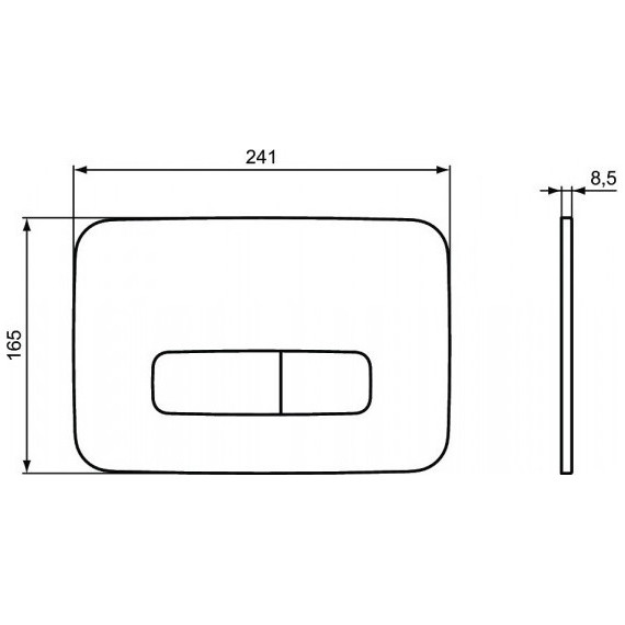 Кнопка смыва Ideal Standard Oleas M3 R0123AC, белый - фото, картинка 3 Кнопка смыва Ideal Standard Oleas M3 R0123AC, белый - фото 3