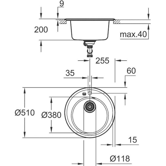 Кухонная мойка Grohe K200 31656AT0, серый - фото 5