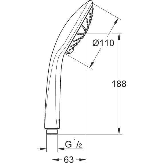 Ручной душ Grohe Euphoria 110 Massage 27239001 - фото 2