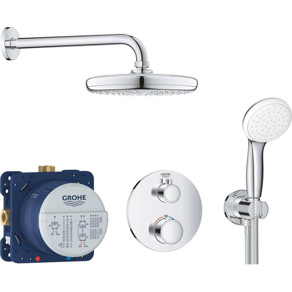 Душевая система для душа с термостатом Grohe Grohtherm 34727000 - фото 