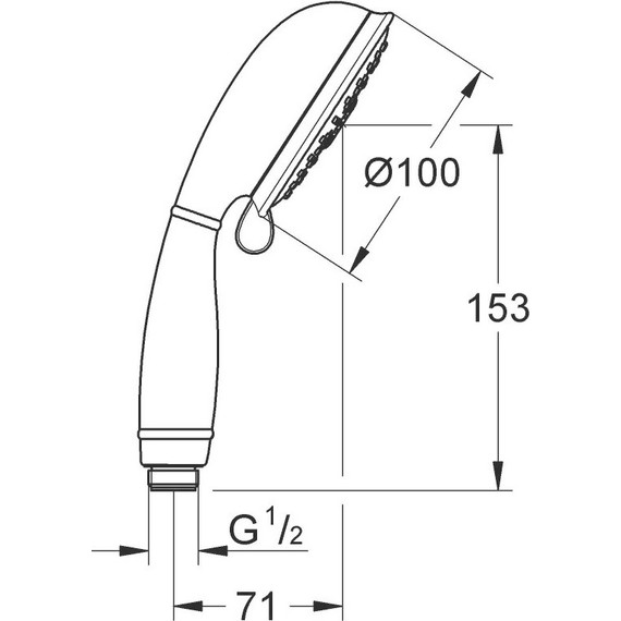 Ручной душ Grohe Tempesta New Rustic IV 27608001 - фото 2