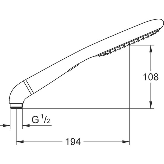Ручной душ Grohe Rainshower Eco 27274000 - фото 3