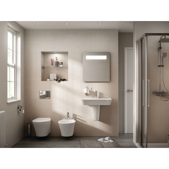 Унитаз подвесной безободковый Ideal Standard Connect Air Aquablade E005401, Цвет производителя: белый - фото 4