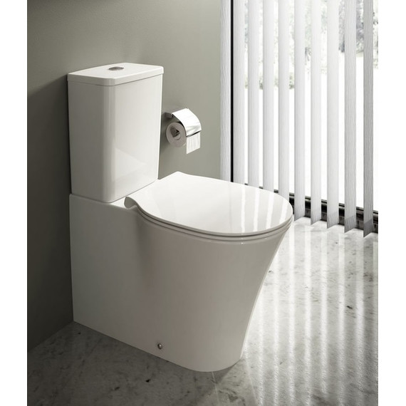 Унитаз-компакт безободковый Ideal Standard Connect Air AquaBlade E013701 - фото 2