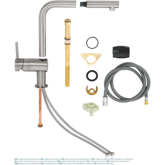 Смеситель для кухни Grohe Minta 32168DC0, суперсталь - фото 3