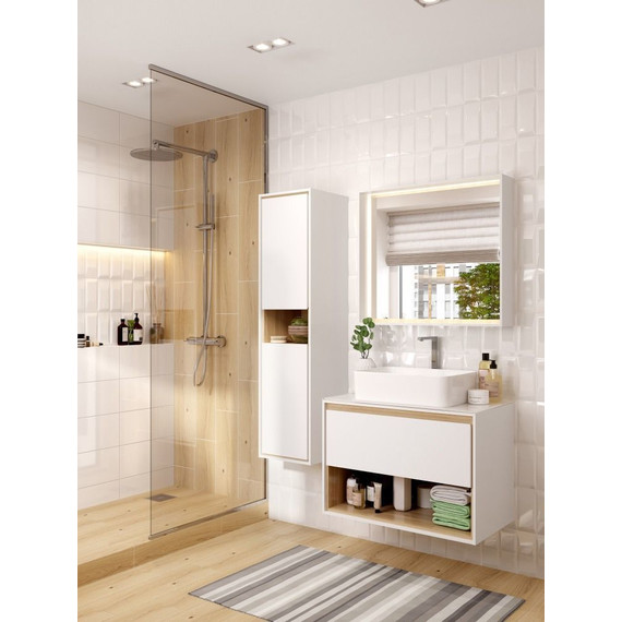 Зеркало Cersanit Louna 80 см LU-LOU80-Os - фото, картинка 8 Зеркало Cersanit Louna 80 см LU-LOU80-Os - фото 8