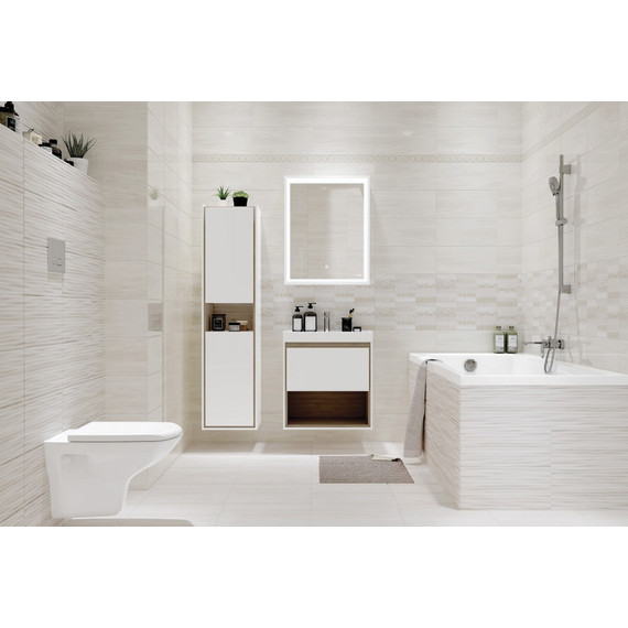 Тумба подвесная с раковиной Cersanit Louna 60 см SZ-LOU-CO60/Wh - фото 8