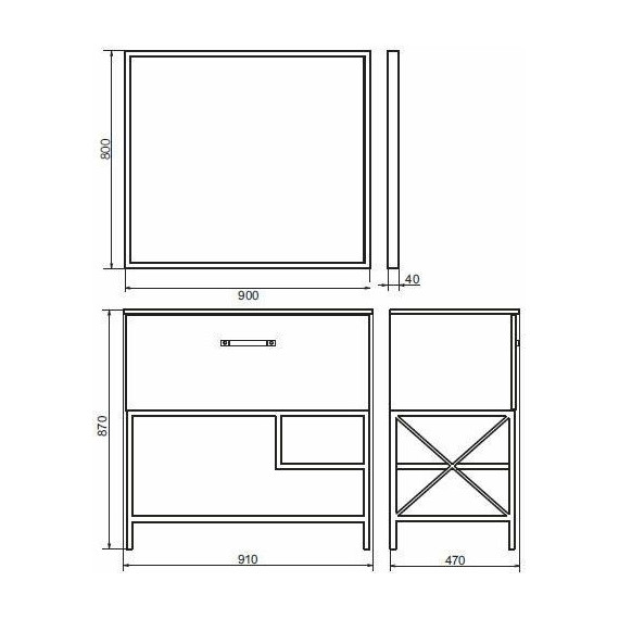 Тумба напольная с раковиной Comforty Бредфорд 90 см, дуб тёмный - фото, картинка 14 Тумба напольная с раковиной Comforty Бредфорд 90 см, дуб тёмный - фото 14
