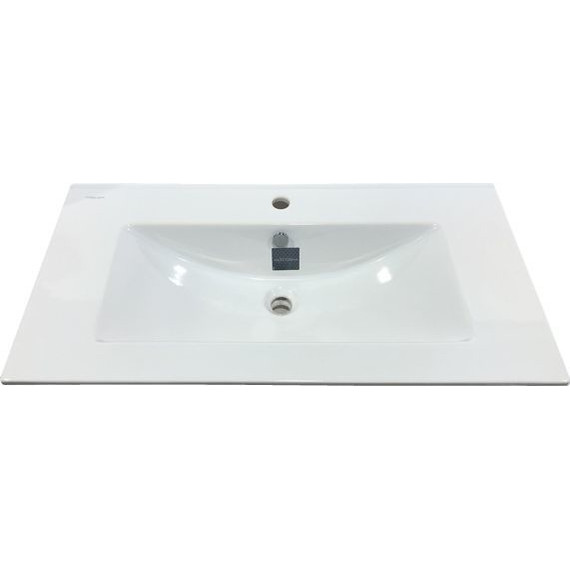 Тумба подвесная с раковиной Comforty Бонн 90 см, дуб дымчатый - фото 3