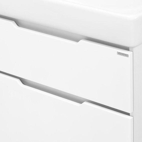 Тумба напольная с раковиной Акватон Дакота 80 см 1A2029K0DAAY0, белый/выбеленное дерево - фото, картинка 6 Тумба напольная с раковиной Акватон Дакота 80 см 1A2029K0DAAY0, белый/выбеленное дерево - фото 6