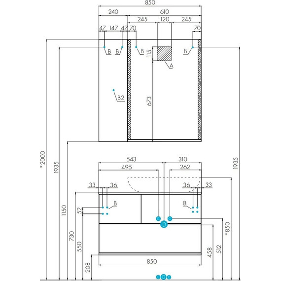 Модуль подвесной Акватон Терра 24 см 1A247403TEKA0, дуб кантри/антрацит - фото, картинка 4 Модуль подвесной Акватон Терра 24 см 1A247403TEKA0, дуб кантри/антрацит - фото 4