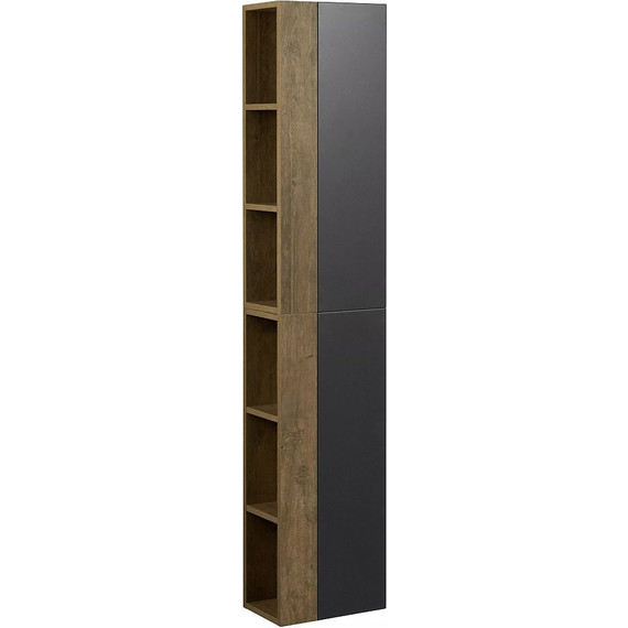 Шкаф подвесной Акватон Терра 35 см 1A247503TEKA0, дуб кантри/антрацит - фото 3