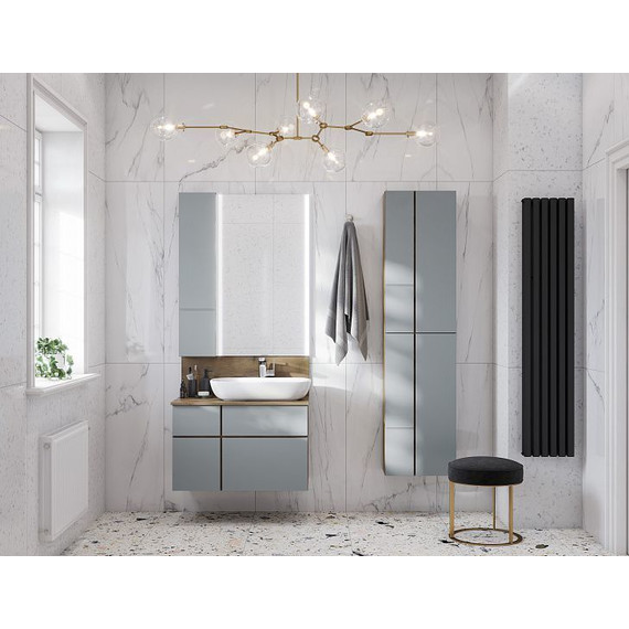 Модуль подвесной Акватон Мишель 23 см 1A244303MIX30, фьорд/дуб рустикальный - фото 5