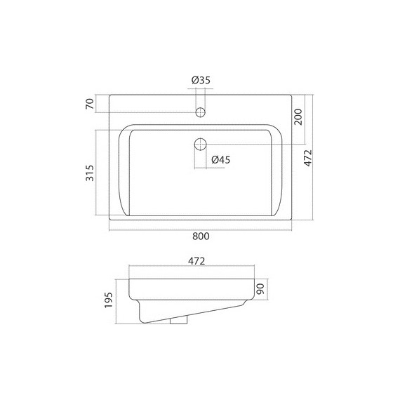Тумба напольная с раковиной Акватон Дакота 80 см 1A2029K0DAAY0, белый/выбеленное дерево - фото, картинка 14 Тумба напольная с раковиной Акватон Дакота 80 см 1A2029K0DAAY0, белый/выбеленное дерево - фото 14