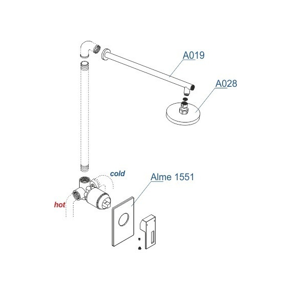 Душевая система для душа WasserKraft A12528 - фото 6