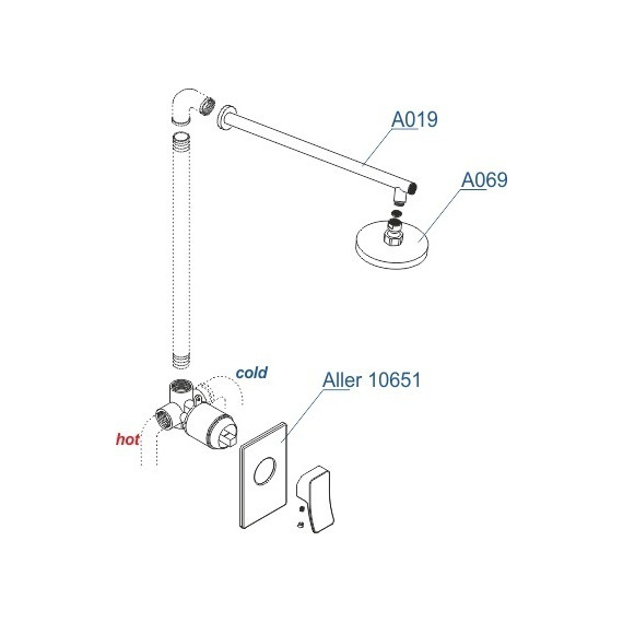 Душевая система для душа WasserKraft A12669 - фото 6