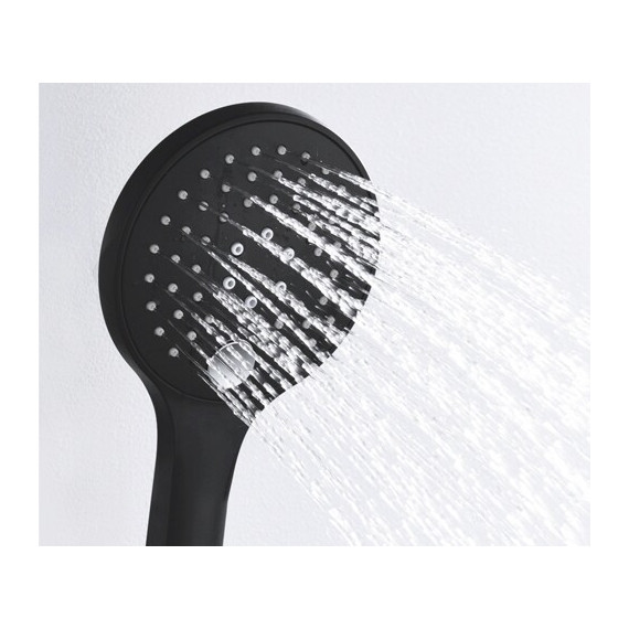 Душевая система для ванны с термостатом WasserKraft A177477 Thermo, черный - фото 2