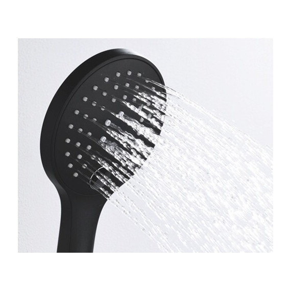 Душевая система для ванны с термостатом WasserKraft A177477 Thermo, черный - фото 3