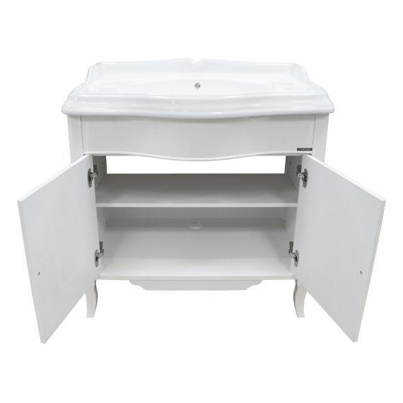 Тумба напольная с раковиной Comforty Версаль 90 см, слоновая кость - фото 5