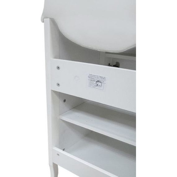 Тумба напольная с раковиной Comforty Версаль 90 см, слоновая кость - фото 7