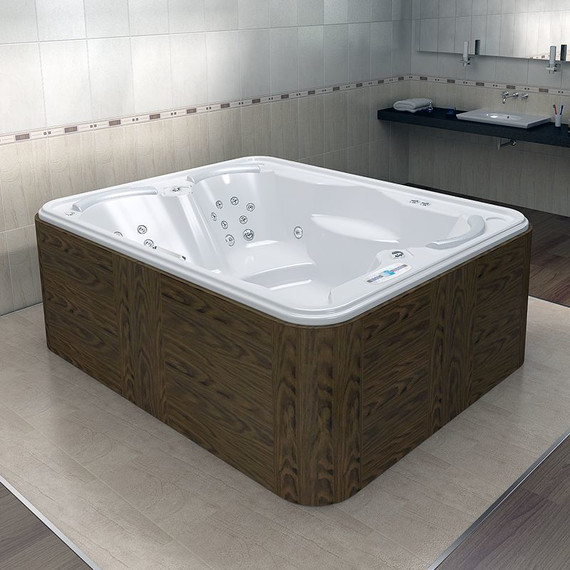 Спа бассейн Радомир Deluxe 214х168 см, перламутр - фото 2