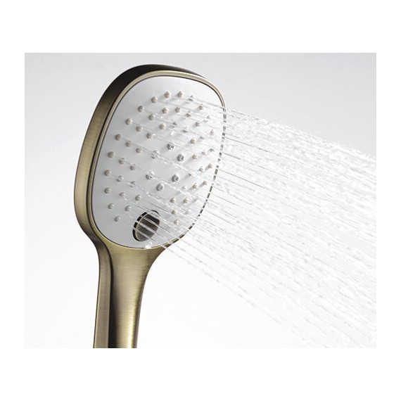 Душевая система для душа WasserKraft Exter A16040, светлая бронза - фото 3