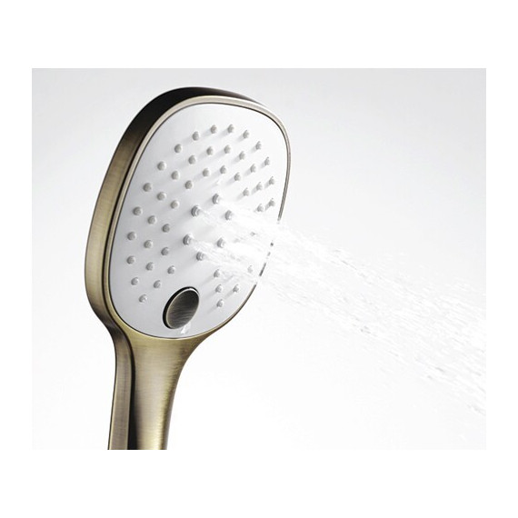 Душевая система для душа WasserKraft Exter A16040, светлая бронза - фото 4