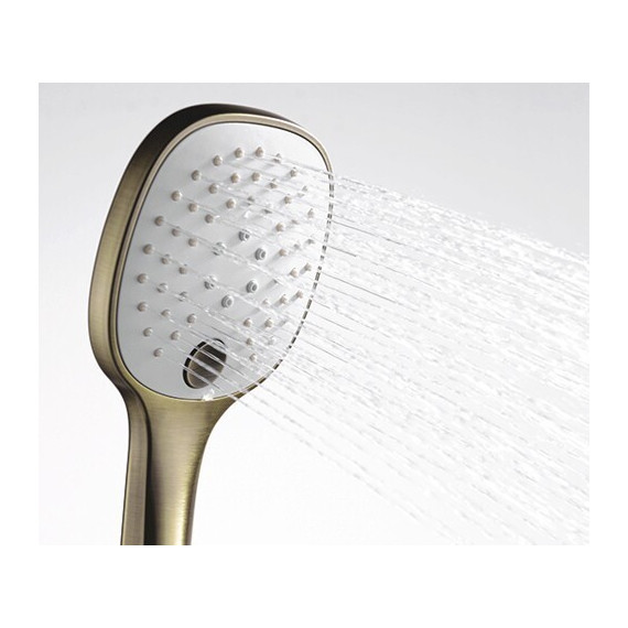 Душевая система для душа WasserKraft Exter A16040, светлая бронза - фото 5