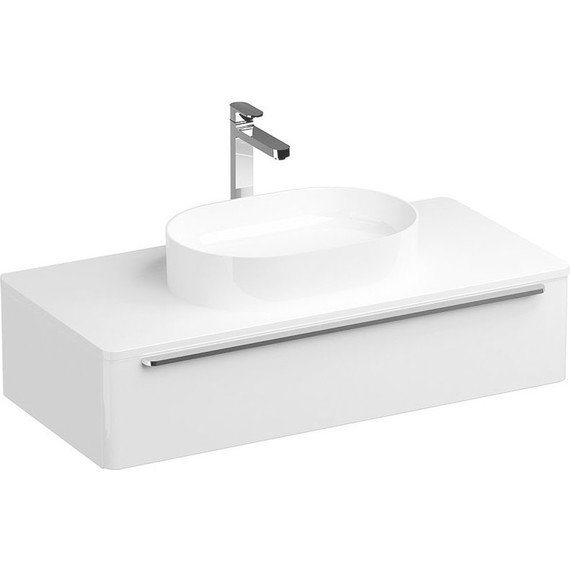 Тумба подвесная со столешницей Ravak Sud 260.01 110 см X000001082, белый - фото 2