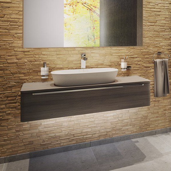 Тумба подвесная со столешницей Ravak Sud 260.01 110 см X000001084, орех - фото, картинка 3 Тумба подвесная со столешницей Ravak Sud 260.01 110 см X000001084, орех - фото 3