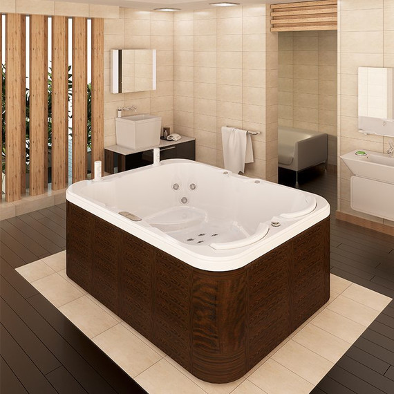 Спа бассейн Радомир Мишель 205х155 см, перламутр - фото 2